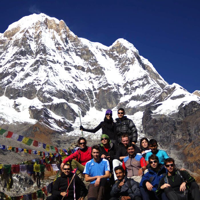 Annapurna Base Camp Group Photo