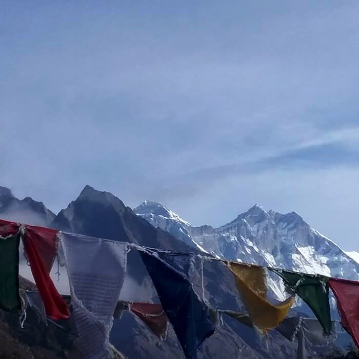 Everest and Lhotse from Namche