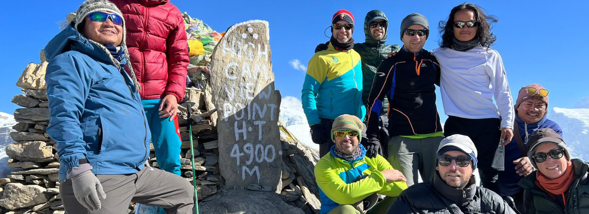 Group  Joining Trek in Nepal