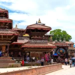 Street view at Kathmandu Durbar Square, UNESCO World Heritage Site