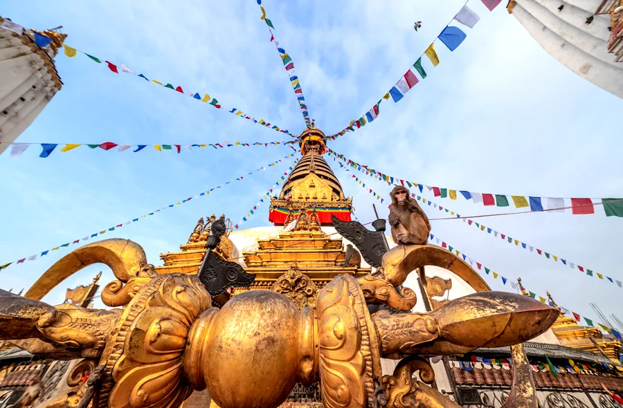 Swayambhunath Stupa also known as Monkey Temple