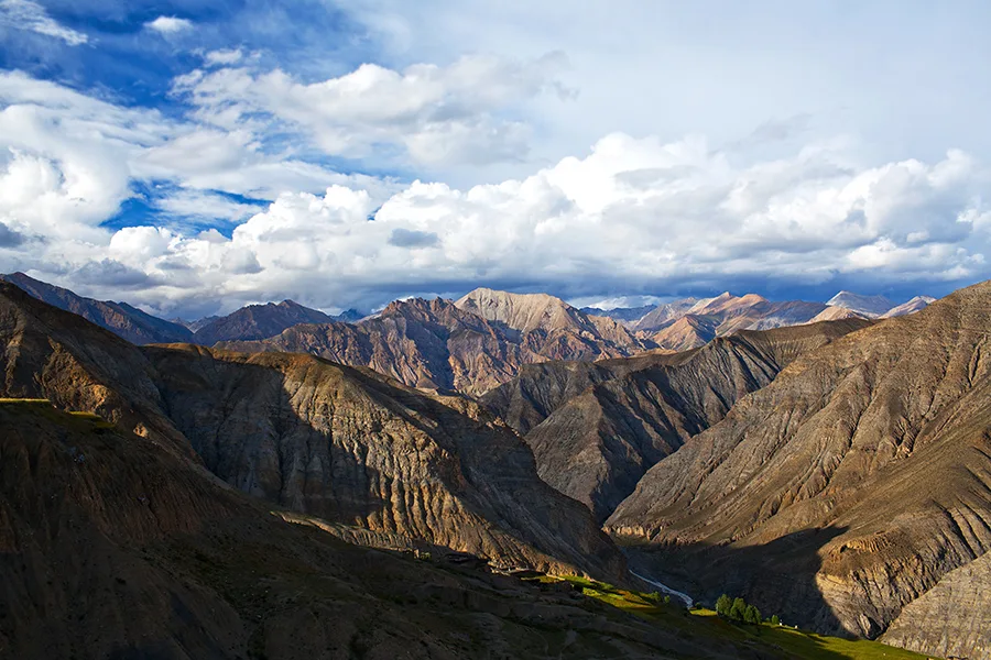 Himalayan mountain Landscape in Dolpo region