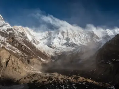 Annapurna Base Camp Mountain View