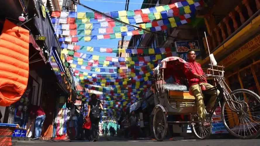Departure from Kathmandu